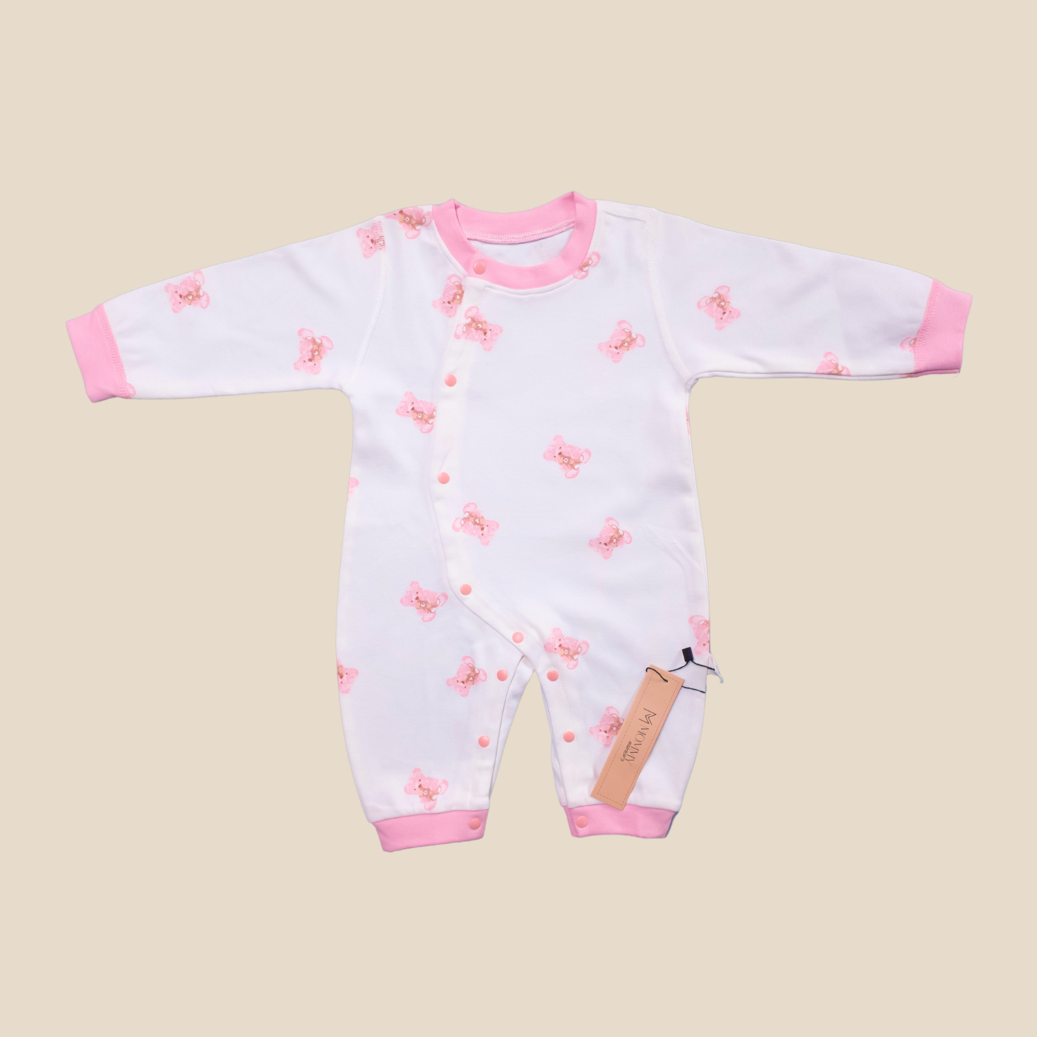 Pink Soft Cotton Baby Romper
